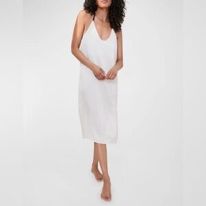 Lunya White Silk Slip Dress - NEVER WORN!